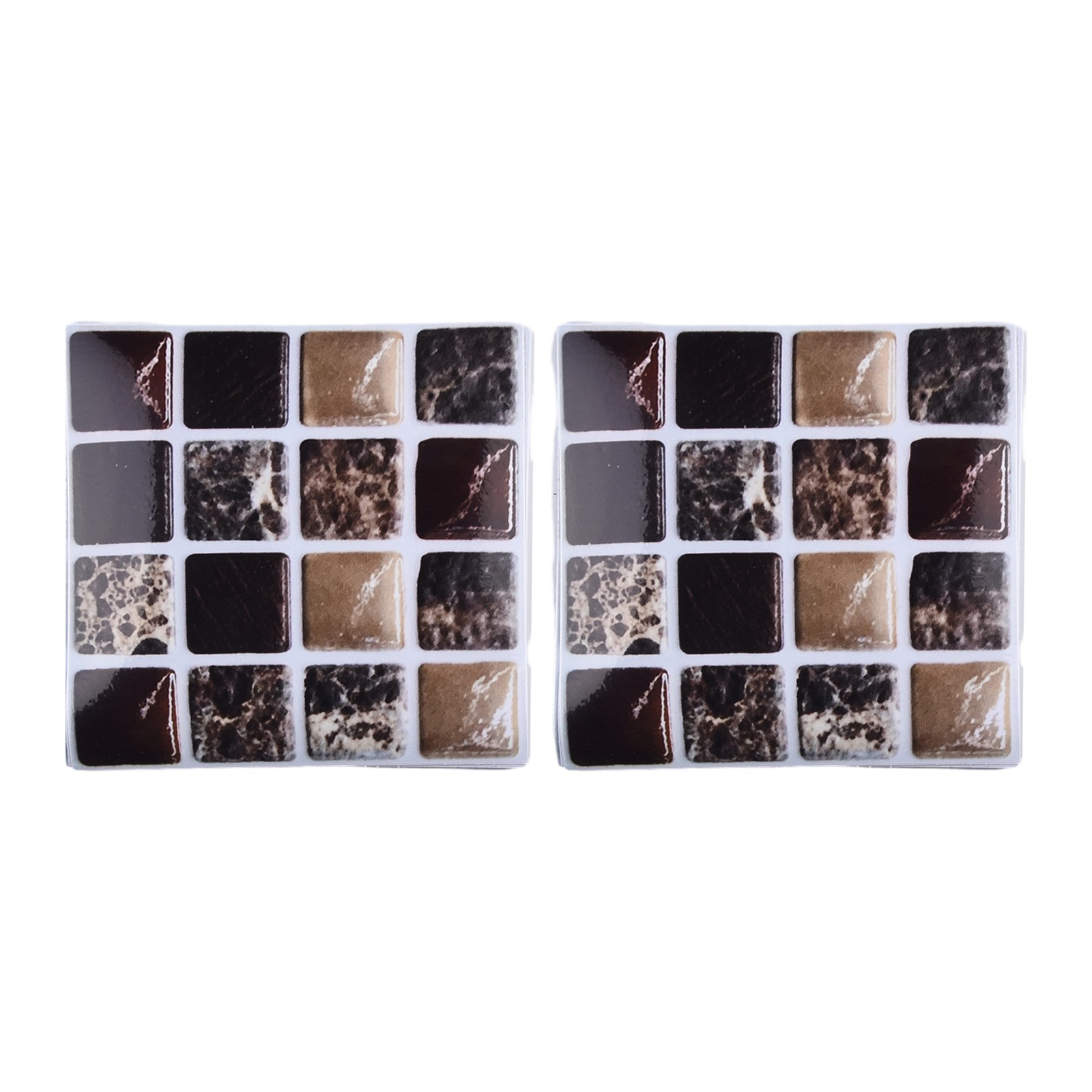 Home Bathroom Tiles Design - Autocollants muraux en mosaïque, 20 pièces,