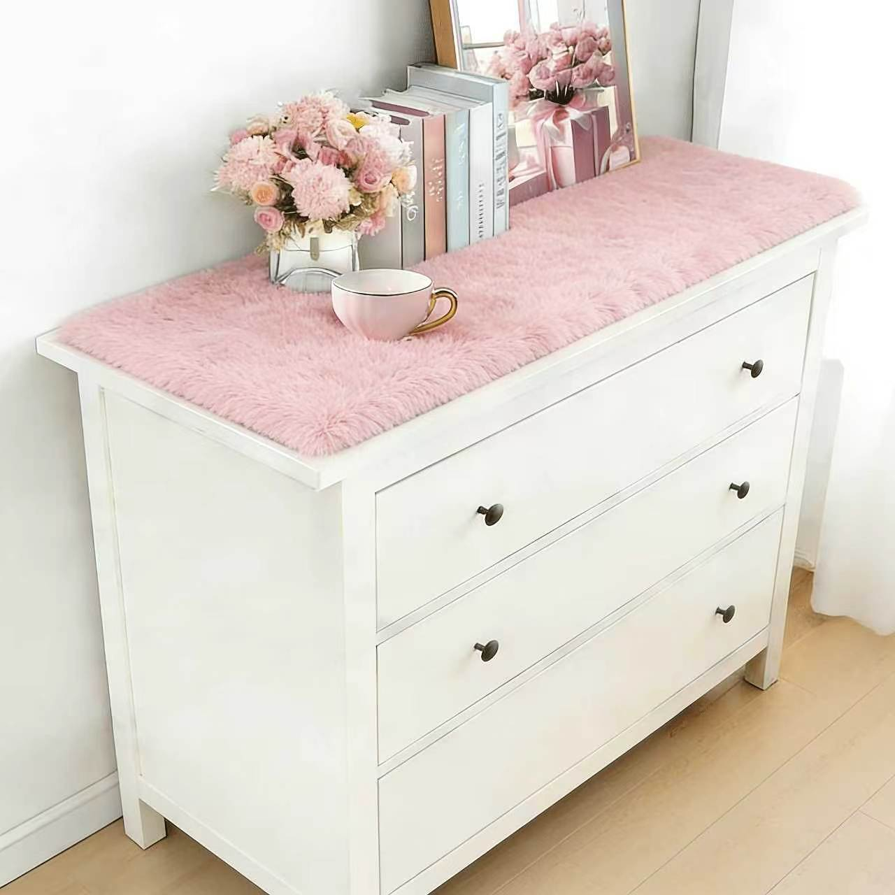 Home Made Bathroom Vanity - Tapis en peluche dégradé VIKAMA, tapis