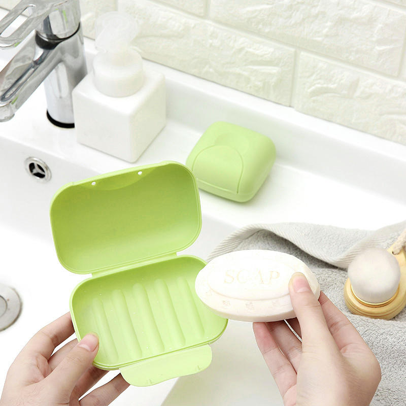 Bathroom Home Improvement - Boîte à savon de voyage portable,