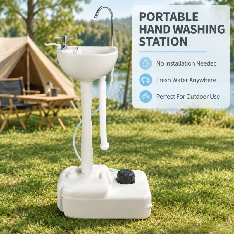Soap Dispenser Pump - Évier de camping portable 24L, station