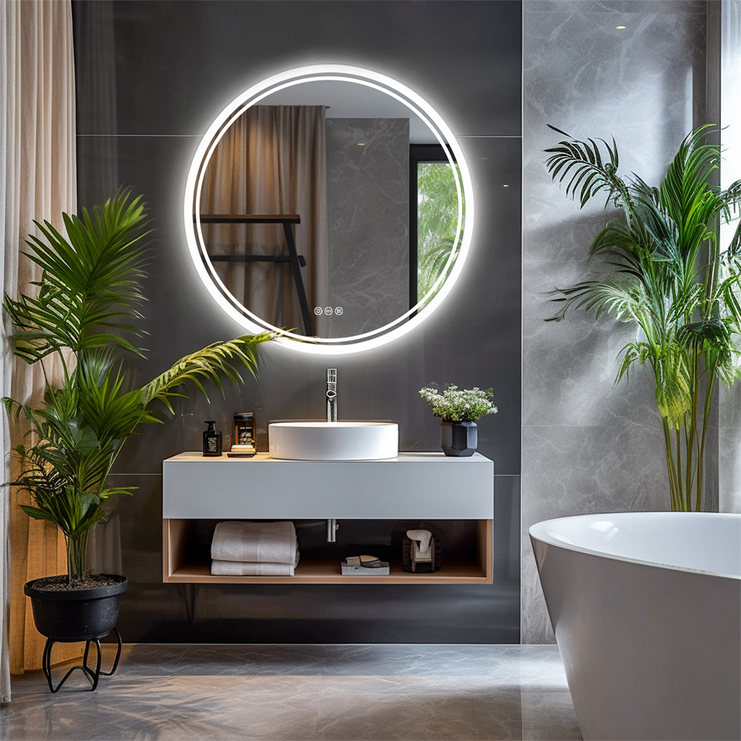 Zara Home Bathroom - Miroir de salle de bain rond