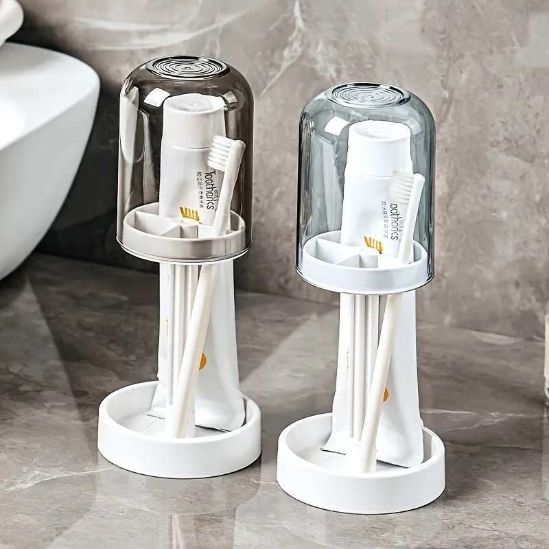 Toothbrush Holder Set - Ensemble de support multifonctionnel en plastique