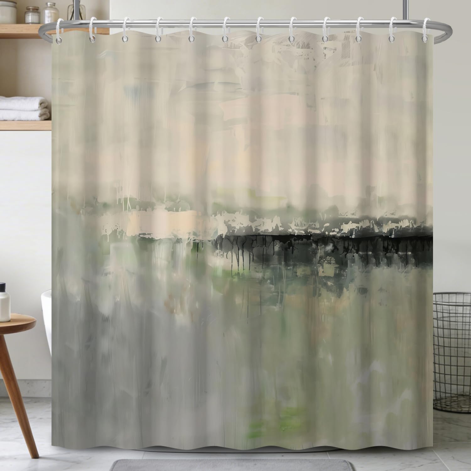 Home Bathroom Spa Ideas - Rideau de douche imperméable à l'eau