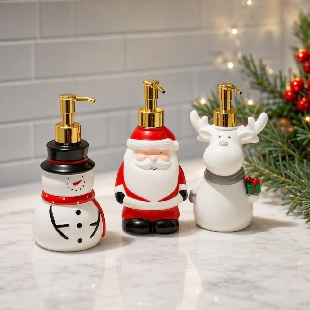 Soap Dispenser Pump - Distributeur de savon de Noël décoratif