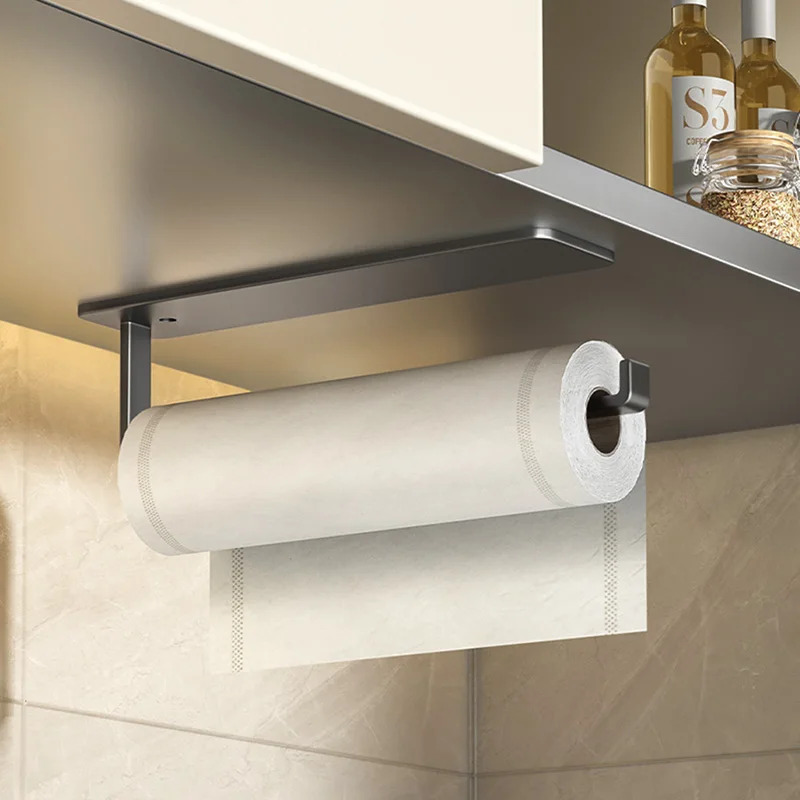 Zara Home Bathroom - Porte-papier de cuisine auto-adhésif sans perceuse,