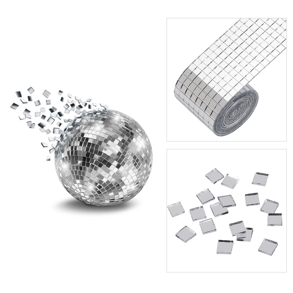 Autocollants miroir en mosaïqu - Home Bathroom Tiles Design avis et prix