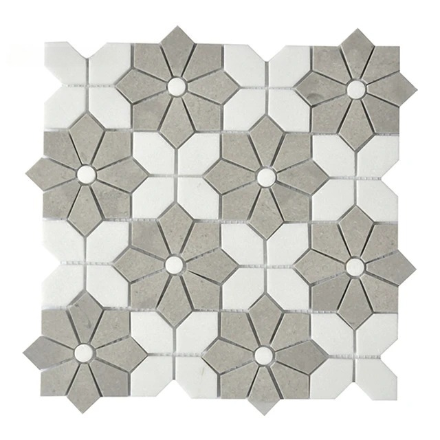 Carreaux de mosaïque en marbre - Home Bathroom Tiles Design avis et prix
