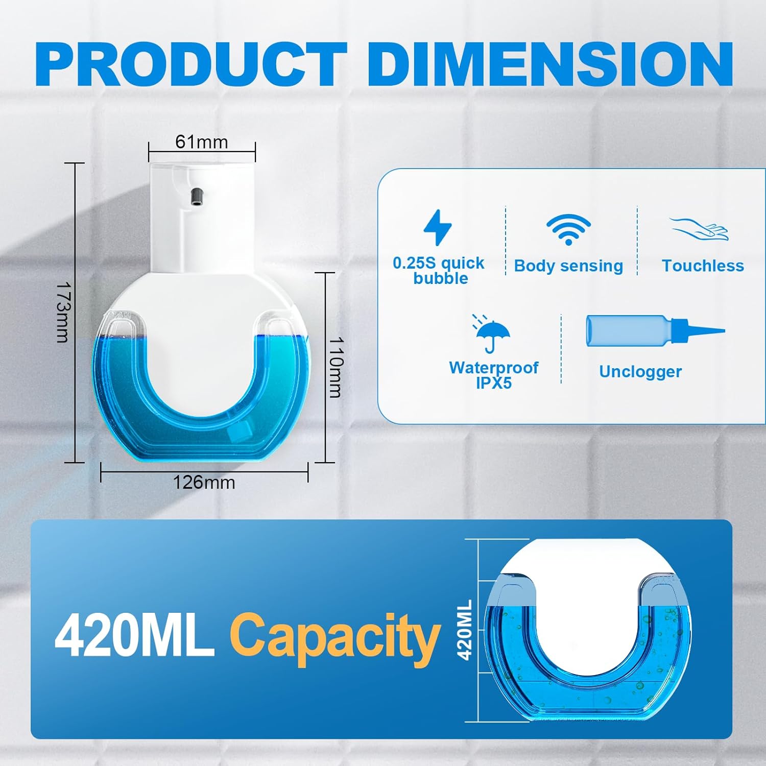 Distributeur automatique de mo - Soap Dispenser Pump avis et prix