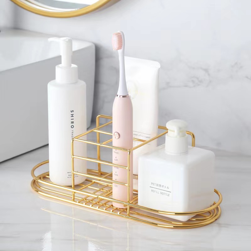 Support mural doré pour brosse - Toothbrush Holder Set avis et prix