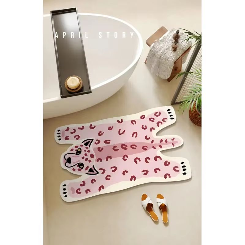 Tapis de bain VIKAMA Ins léopa - Home Made Bathroom Vanity avis et prix