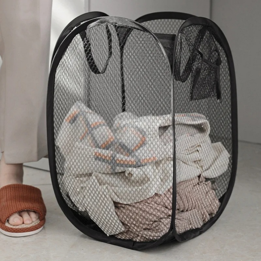 Panier à linge pliable en mail - Bathroom Home Improvement avis et prix