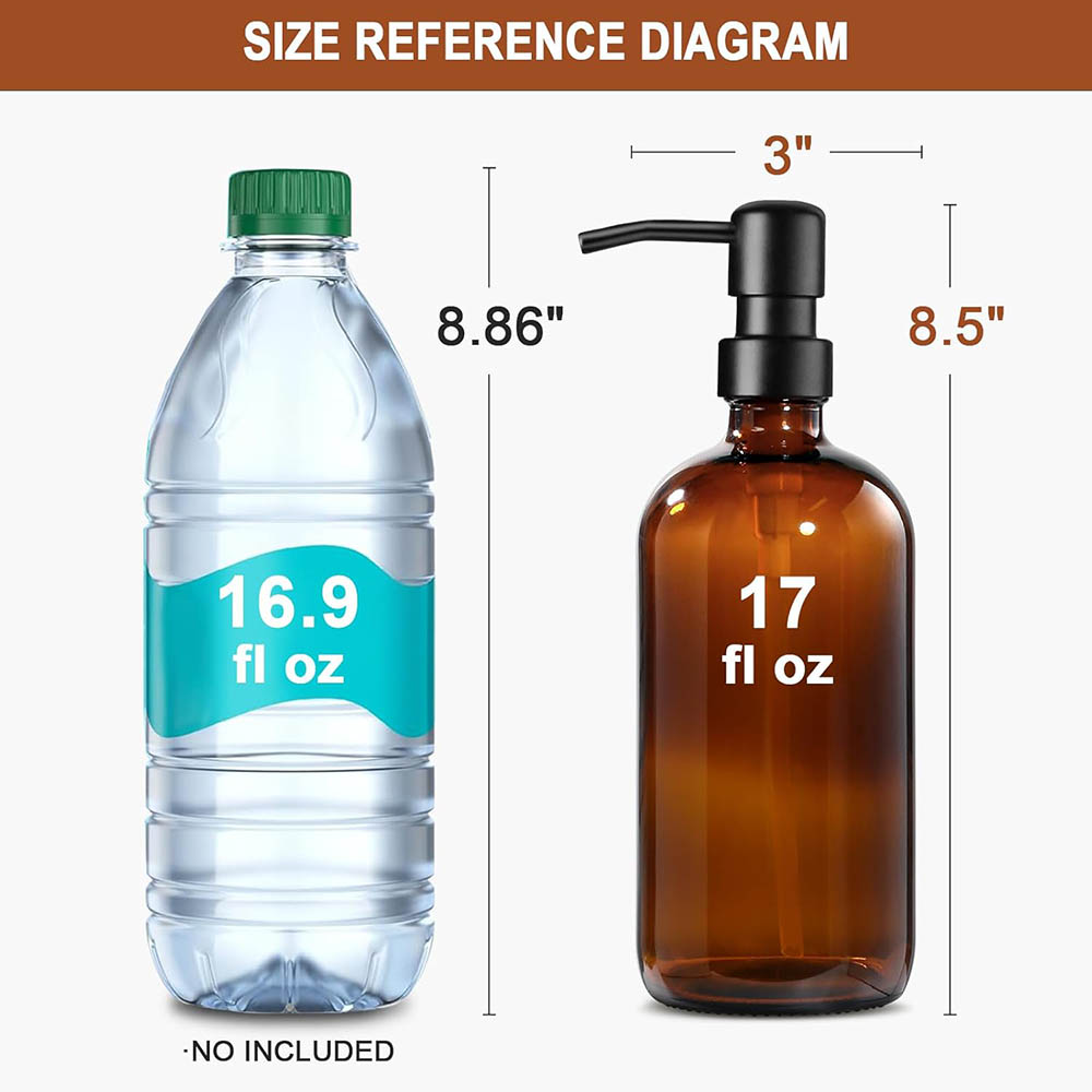Distributeur de savon en verre - Soap Dispenser Pump avis et prix