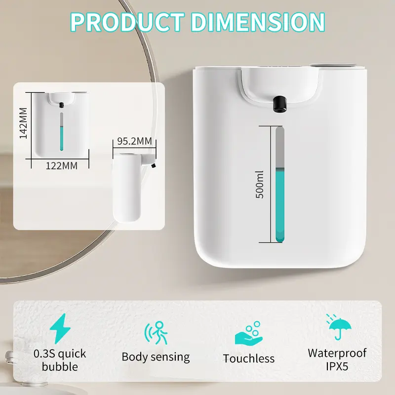 Distributeur de savon à capteu - Soap Dispenser Pump avis et prix